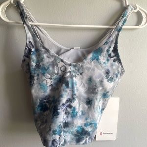 NWT Lululemon cropped Align Tank size 2 in color Kaleidofloral